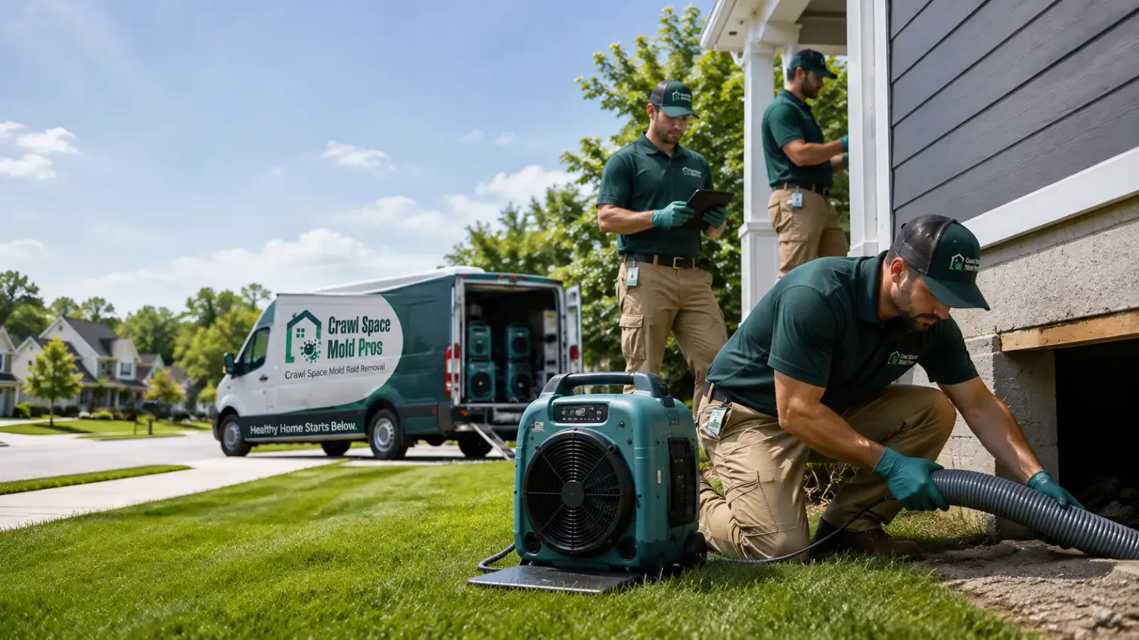 Crawl Space Mold Removal in Shirley, AR